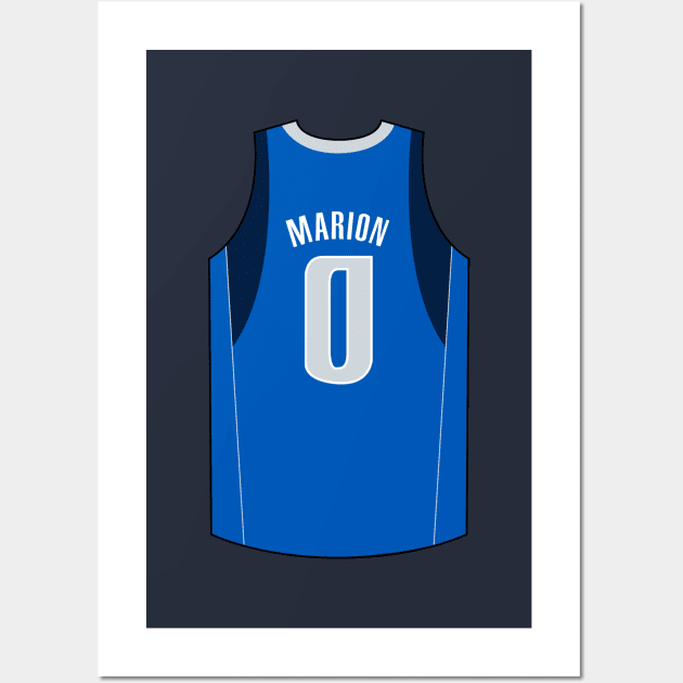 Shawn Marion Dallas Jersey Qiangy Wall Art by qiangdade